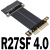 U.2接口 U2转PCI-E 4.0 X4 SFF-8639 NVMe pcie延长数据转接线ADT R27SF 4.0 0.25m