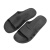 安美尚 SPU防静电拖鞋 黑色方形ESD黑标款 夏季电子厂无尘车间防臭防滑工作鞋 黑色 39码 AMS702-1