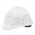 伟光安全帽 新国标 电绝缘 ABS透气 工地工程 圆顶透气白色