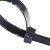 海斯迪克 黑色扎带 尼龙自锁式塑料理线带扎线束带 3.6mm*250mm(200根) HKHE-108
