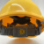 库铂W型 安全帽 新国标ABS三道筋防砸透气工业头盔 工程工地建筑施工抗冲击 白色