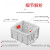金格羽86底盒 暗装通用墙壁开关插座暗装PVC阻燃接线盒可拼装盒子50只的 黑-色普通款10只