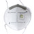 一护 KN95口罩 带呼吸阀活性炭耳戴式口罩 防粉尘防颗粒物工业口罩 9001V 单支装 KN95