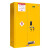 易制爆工业防爆柜GA-T73机械双人双锁化学品安全柜危化品储存柜 30加仑加厚（黄色）双人双锁