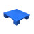 希万辉 平面高脚塑料垫仓库防潮四面拼接垫仓板塑料板 平板四脚（2个装） 500×400×120mm