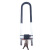 跃励工品 加长玻璃门u型锁 加粗 商铺拉手插锁 玻璃门锁 905款 （350mm）一把价