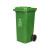 工者户外垃圾桶 环卫分类塑料垃圾桶 绿色厨余垃圾120L加厚款定制GZ-22