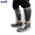 斯铂格 BGF-123 一次性PE塑料防雨鞋套 高筒防滑鞋套 加长 加厚款 5双透明