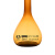 沸耐笙 SY-1051 实验室高硼硅玻璃容量瓶 25mL棕色 1个