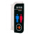 稳斯坦 W7056 亚克力洗手间标识牌 卫生间指示牌厕所导向标志牌 箭头向左24*10cm