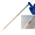 玻璃刻度滴管试剂吸管胶头滴管0.5/1/2/5/50mlA级移液管色标吸管 5ML带蓝吸球(20cm)