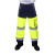 代尔塔 荧光工作服404013 高可视裤子 环卫交通反光工装 荧光黄 M 1条