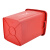 兰诗（LAUTEE）XDL-60B 新国标分类摇盖方形垃圾桶 物业环卫垃圾桶 60L红色-有害垃圾