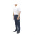 燕舞 JZYNW2019CS2002 男款夏季短袖衬衫工作服 38-45码（计价单位：件）白色 白色 43