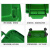 罗德力 户外垃圾桶 物业环卫加厚环保分类塑料翻盖垃圾桶 绿色 120L