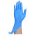 得尔法一次性手套丁腈乳胶橡胶汽修餐饮厨房 一次性蓝色加厚款手套100只 