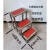 普力捷（PULIJIE）工业不锈钢台阶凳加高2层脚踏凳登高仓库凳 红色3层68*40*63厘米