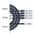 ABLEMEN 铜缆QSFP+ DAC堆叠线 万兆40G转4个10G高速连接线缆1米 通用兼容华为 H3C 思科