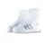 鸣固 透明雨鞋套 雨天防滑防水鞋套男女通用加厚耐磨PVC透明高帮雨靴套 (45-46) XXXL