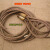 钢丝绳成套吊索具油性起重吊索具压制钢丝绳吊具20MM*1米8米 20mm*1.5米