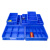 京斯坦 塑料零件盒分格箱 多格螺丝工具五金零件收纳盒 元件物料配件盒子 450-24格450*355*50 1件