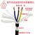 RONGLAN TRVV柔性拖链电缆电源线耐油耐弯折拖链线控制电缆黑色TRVV 2芯1.5平方100米