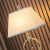 三洛（SANLUO） 新中式台灯卧室床头灯全铜客厅沙发旁灯具酒店大厅装饰台灯复古 铜本色+含LED三色变光灯泡