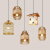 胖进（COZYGO）新中式鸟笼灯现代中式木艺餐厅吊灯创意个性民宿卧室吧台艺术装饰 鸟笼