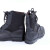 久臻 ZJH32 新式冬季男款黑色皮靴 保安劳保工作靴 超纤皮靴 42 
