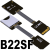 定制ADT MicroSD TF延长线 支持SDHC SDXC UHS-I全速 非FPC读卡线 B12SF 5cm