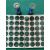 定制适用青稞纸覆胶辅料绝缘垫锂电池18650加工空心正极组装绝缘纸垫片 青稞纸七联实心2500个0.2厚