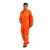 大杨RF712牛津布双层反光雨衣雨裤套装 橘色165以下 防汛救援环卫分体透气防雨服 定制