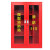 鸣固 消防柜全套消防设备器材存放柜应急工具柜灭火器放置柜微型消防站 1.4*0.9m A套餐