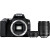 佳能（CANON） 入门级迷你单反数码相机套机vlog便携家用EOS 200D II二代拆单机 黑色搭配佳能18-135 50mmf1.8双镜头 套餐三
