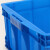 塑料螺丝盒 周转箱长方形大号储物收纳箱盒零件盒子养龟箱胶箱塑料筐物流胶框 蓝色10号 145*95*54mm 1个