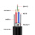 天背 TB-GYXTW12B+RVV2*1.0室外光电复合缆100米 铠装光缆12芯带电源线2芯1.0无氧铜