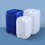 加厚级塑料桶水桶小方桶工业包装堆码桶化工桶10L升公斤kg斤 10L蓝色（2个）带刻度
