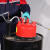西斯贝尔（SYSBEL）SCAN003R 红色金属安全罐 2.5加仑防闪燃火焰 防溢出防泄露 易燃液体加注加油桶
