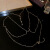 昇南时尚镶钻圆珠链条项链欧美夸张大气身体链个性设计创意风胸链 11#胸链-银色方形