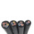 敏达 中型橡套软电缆 YZ-300/500V-3*2.5+1*1.5 黑色 100m