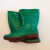 金橡水鞋006女装中筒防滑绿色雨靴时尚短筒雨鞋厨房防护 006绿色女装 40