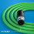 乐威达 高柔相机工业网线 4针D型M12转RJ45 工业拖链电缆GIGE 超柔屏蔽耐折弯耐磨连接线 5米 LWD-M12-4D05