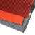 金固牢 KCzy-349 耐磨复合双条纹地垫 走廊防滑垫门垫地毯(定制款不退换) 大红色 1.2米宽*1米