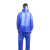 比鹤迖 BHD-2758 PVC防暴雨分体雨衣套装 方块纹B款蓝色套装L 1套