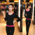 沁勒北尼运动套装女2024新款瑜伽服春夏健身房三件套时尚莫代尔健身服 黑色+紫色叉背+九分裤 S