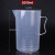 量杯带刻度大容量筒烘焙级塑料量桶1000ml5000毫升盖奶茶商用 经典2000ml