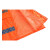 稳斯坦 分体式反光环卫雨衣雨裤 3XL/185兰格条橘色套装 1135