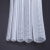 PVC塑料透明波纹管白色螺纹管配电箱用薄款穿电线软管伸缩管 直径50MM长度350MM