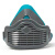 铁平TF-1502自吸过滤式防颗粒呼吸器 防尘口罩  定制 蓝灰 j均码 