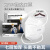 LISMkn95口罩头戴式呼吸阀防尘防工业活性炭KN95高效粉尘打磨防灰粉尘 白色头戴无阀*10只7层+独立装+ 均码